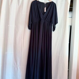Baltic Born Kimono Black Maxi Dress